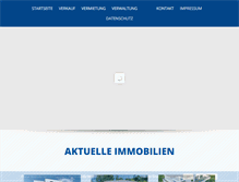 Tablet Screenshot of loewe-immobilien.de